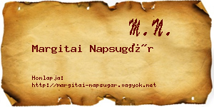 Margitai Napsugár névjegykártya